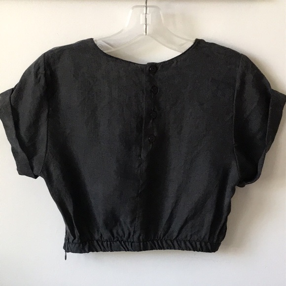 Zara Tops Zara Flowy Cropped Top S Poshmark